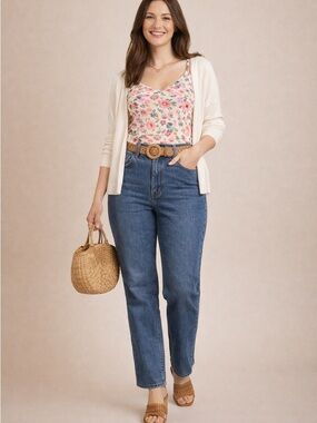 62. Pierre Cardin, Paris • Women's Blue Straight Leg Jeans W18” R11” I30”